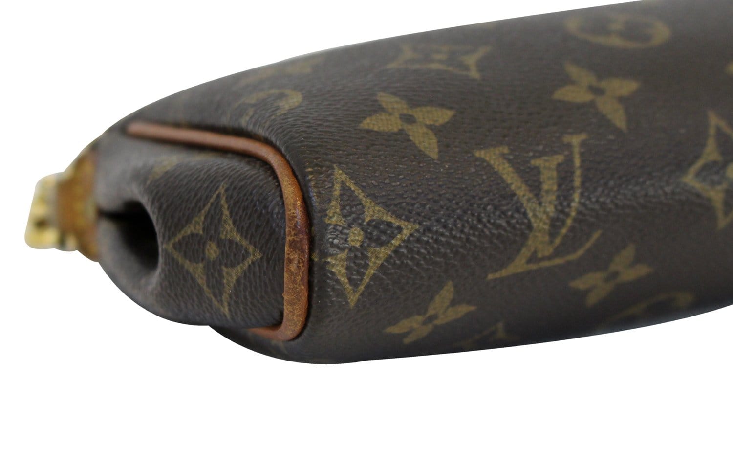 Louis Vuitton Shoulder Bag Pochette - Eva LV Logo Monogram Gold
