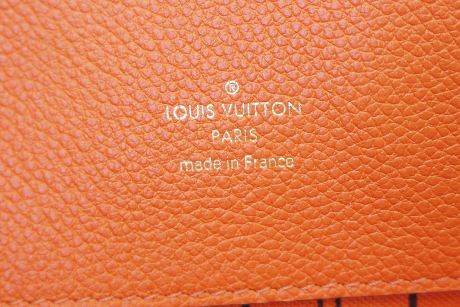 Louis Vuitton Bagatelle Hobo Monogram Empreinte Leather Orange