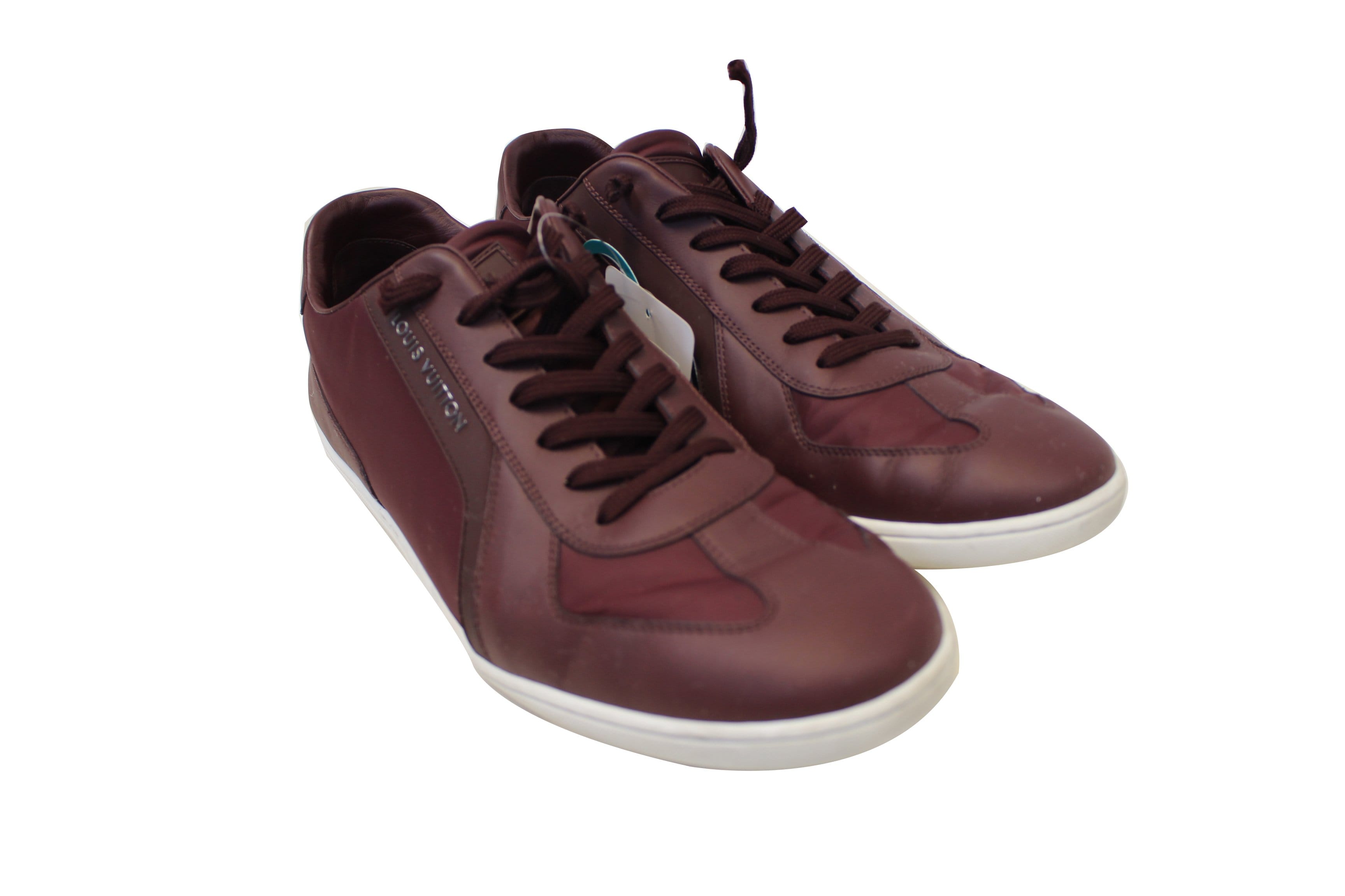 Louis Vuitton, Shoes, Mens Brown Louis Vuitton Leather Sneakers Size 8