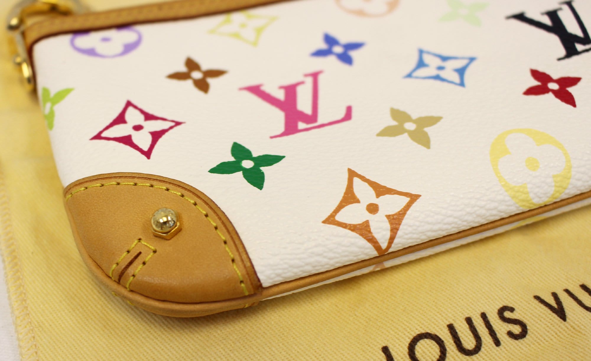 Louis Vuitton Monogram Multicolor Pochette - Hardly - Depop