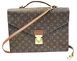 LOUIS VUITTON Monogram Porte Documents Bandouliere Briefcase