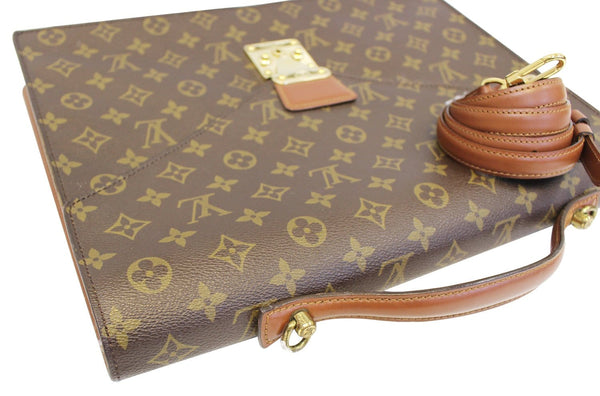 LOUIS VUITTON Monogram Porte Documents Bandouliere Briefcase