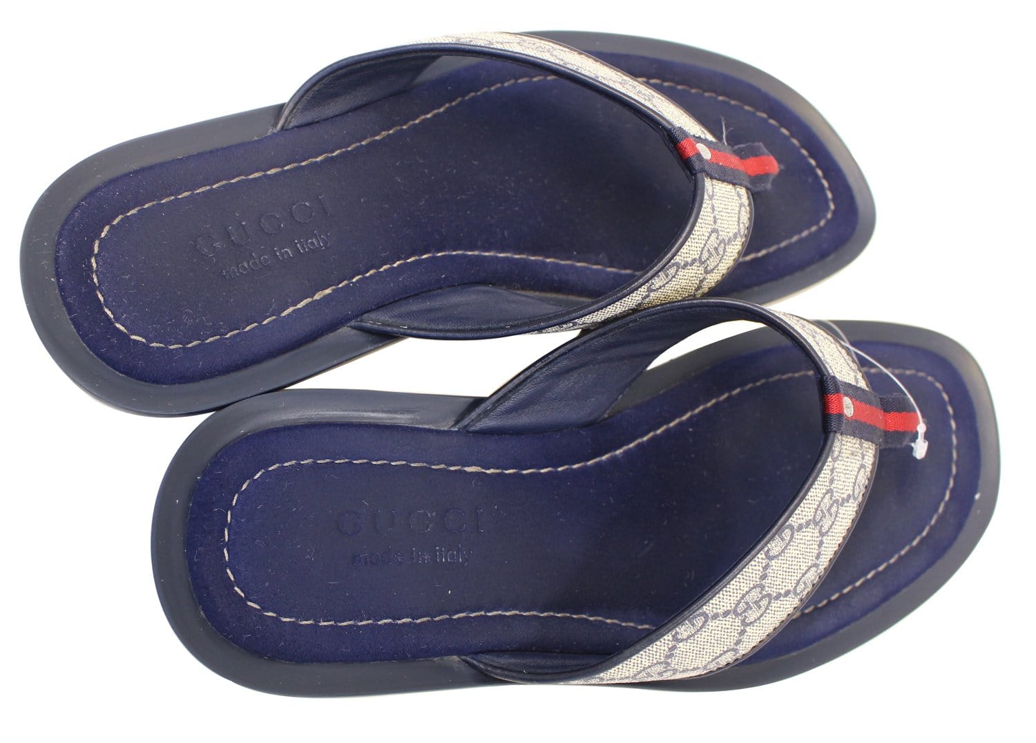 GG Slippers in Blue - Gucci Kids