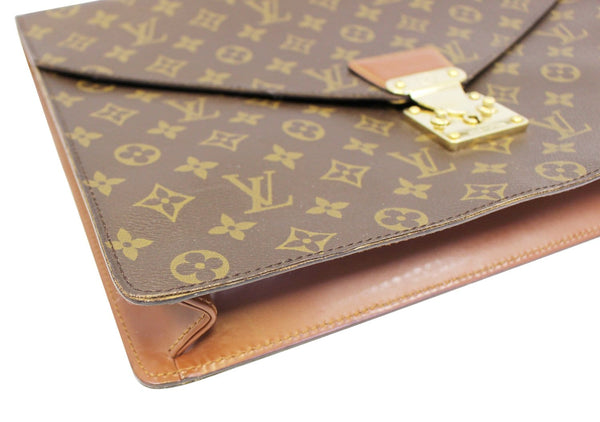 LOUIS VUITTON Monogram Porte Documents Bandouliere Briefcase