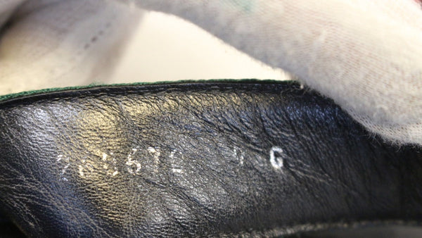 GUCCI Stripe Detail Men's Black Flip Flops