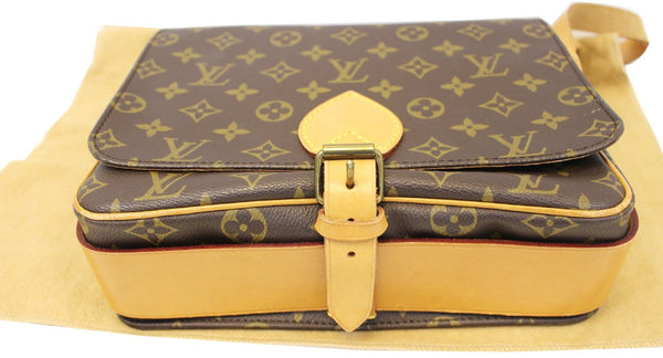 Authentic Louis Vuitton Monogram Cartouchiere GM M51252 Shoulder Cross Bag  0022G