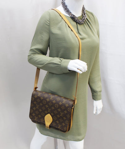 LOUIS VUITTON Monogram Canvas Cartouchiere GM Crossbody Bag