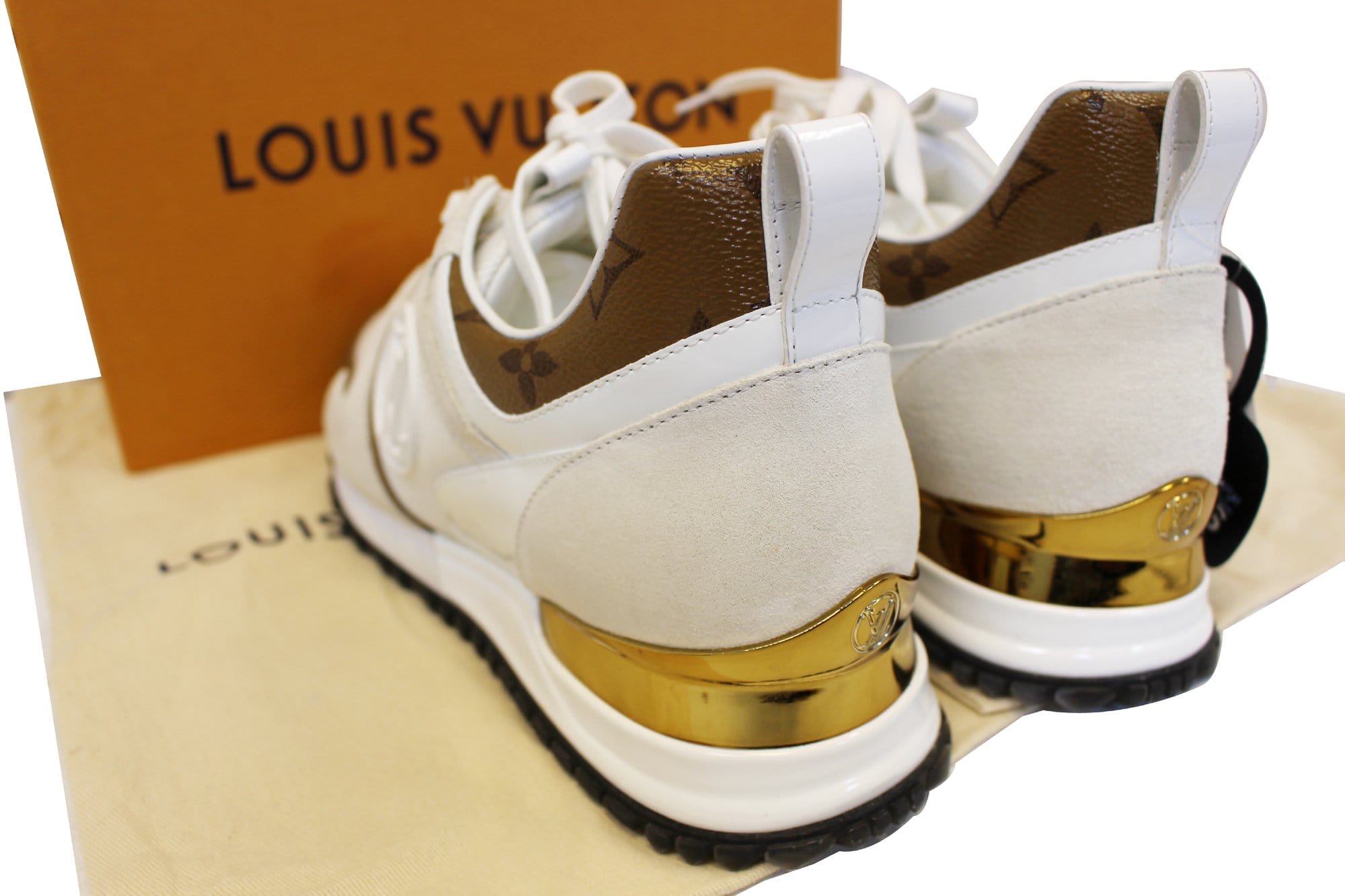 Louis Vuitton Monogram Suede Runners, Size is in