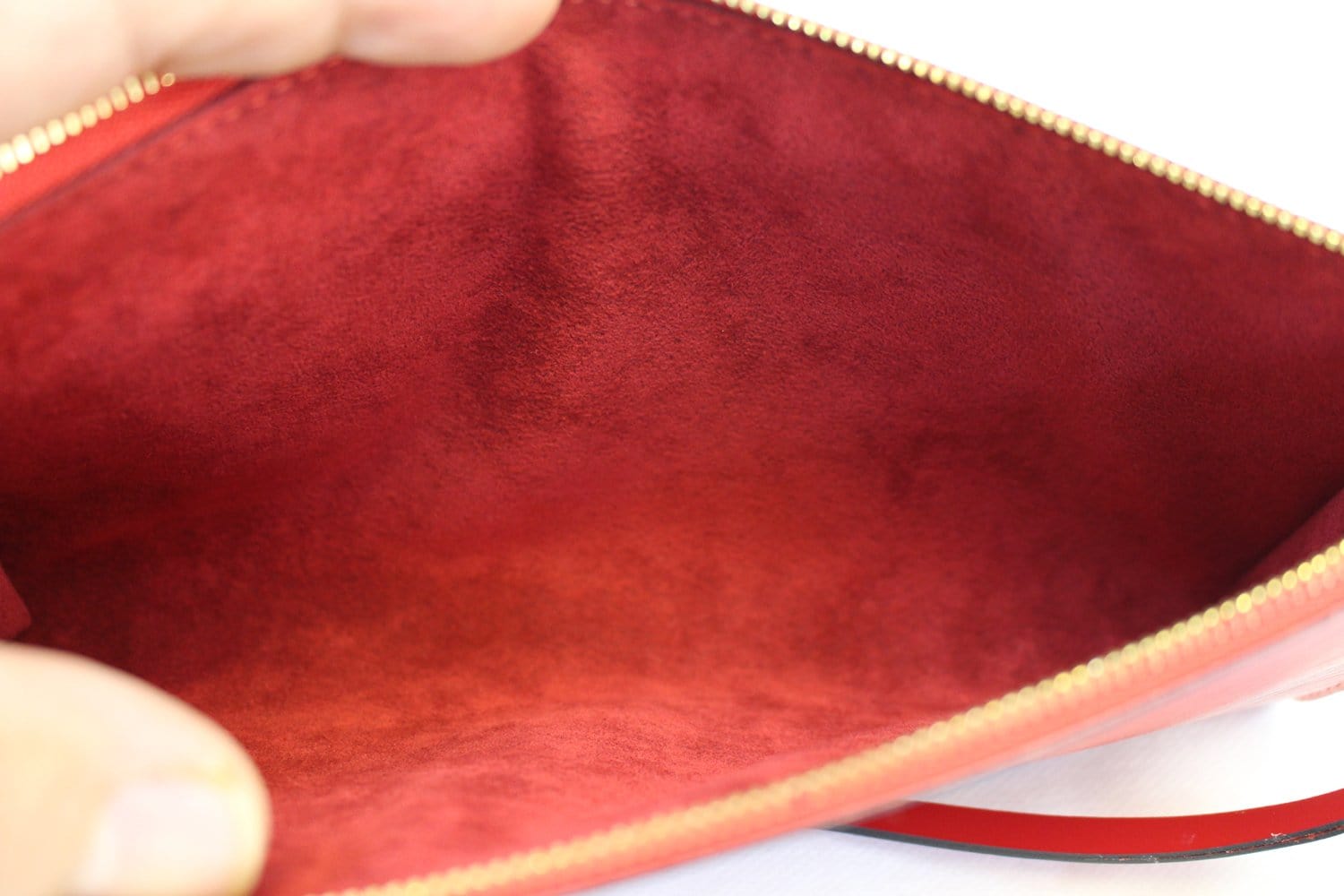 Louis-Vuitton-Epi-Pochette-Accessoires-Pouch-Hand-Bag-Red – dct