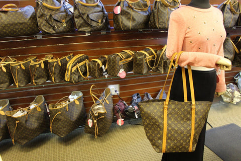 LOUIS VUITTON Monogram Sac Shopping Tote Bag