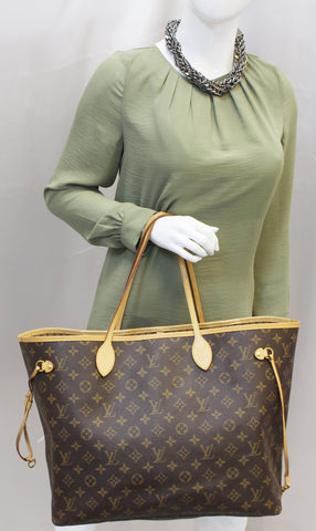 LOUIS VUITTON Monogram Canvas Neverfull GM Shoulder Bag