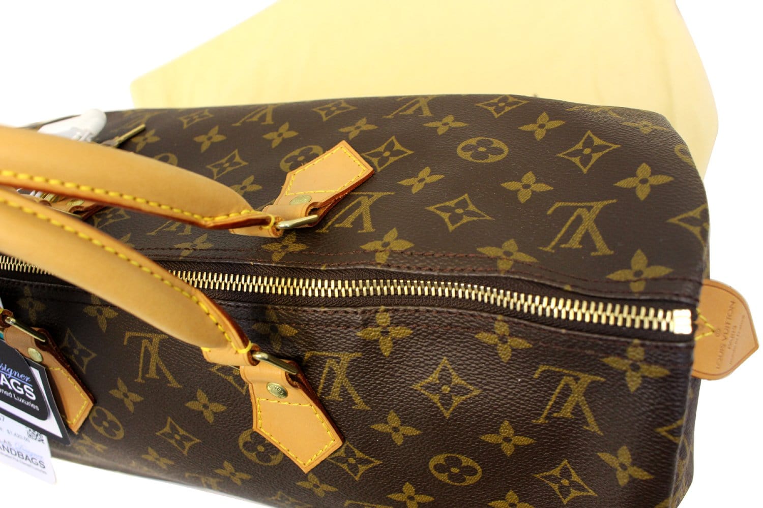Louis Vuitton Monogram Speedy 40 - Brown Handle Bags, Handbags