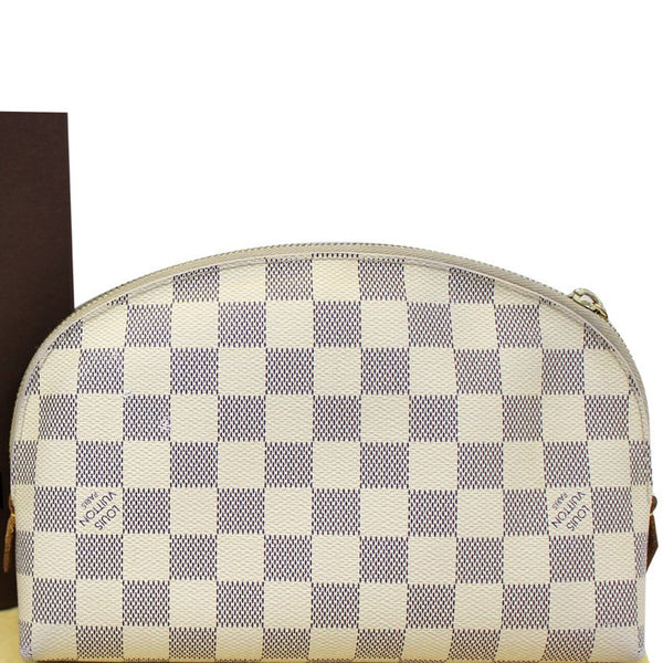 LOUIS VUITTON Damier Azur Pochette Cosmetic GM Pouch