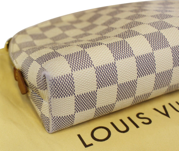 LOUIS VUITTON Damier Azur Pochette Cosmetic GM Pouch