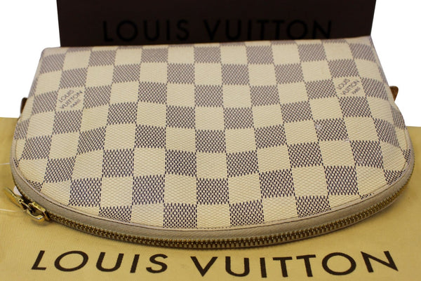 LOUIS VUITTON Damier Azur Pochette Cosmetic GM Pouch