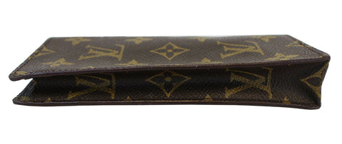 LOUIS VUITTON Monogram Etui a lunettes Simple Glasses Case