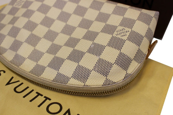 LOUIS VUITTON Damier Azur Pochette Cosmetic GM Pouch