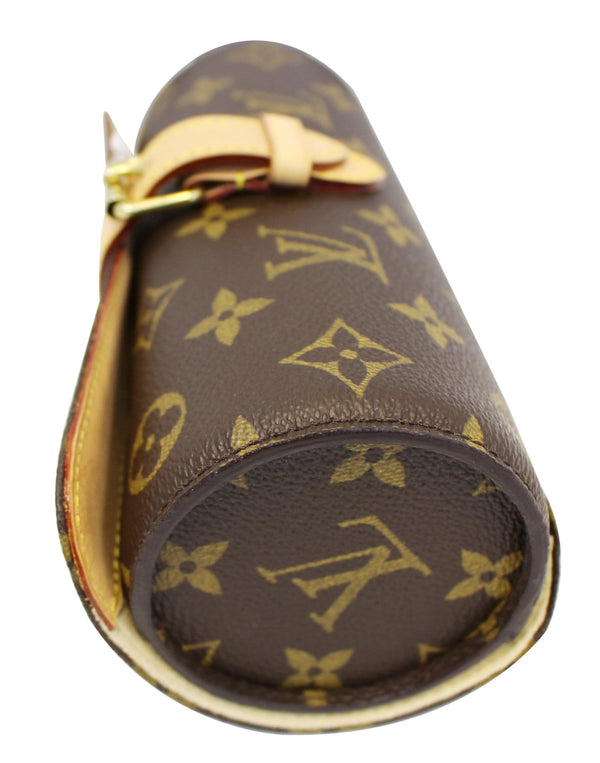 LOUIS VUITTON Monogram Canvas Etui 3 Montre Watch Case