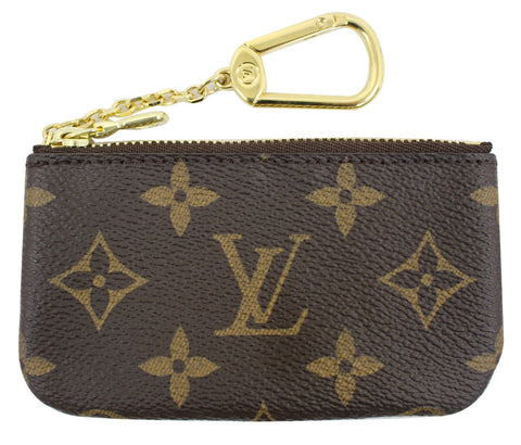 LOUIS VUITTON Monogram Canvas Pochette Key Cles Coin Case