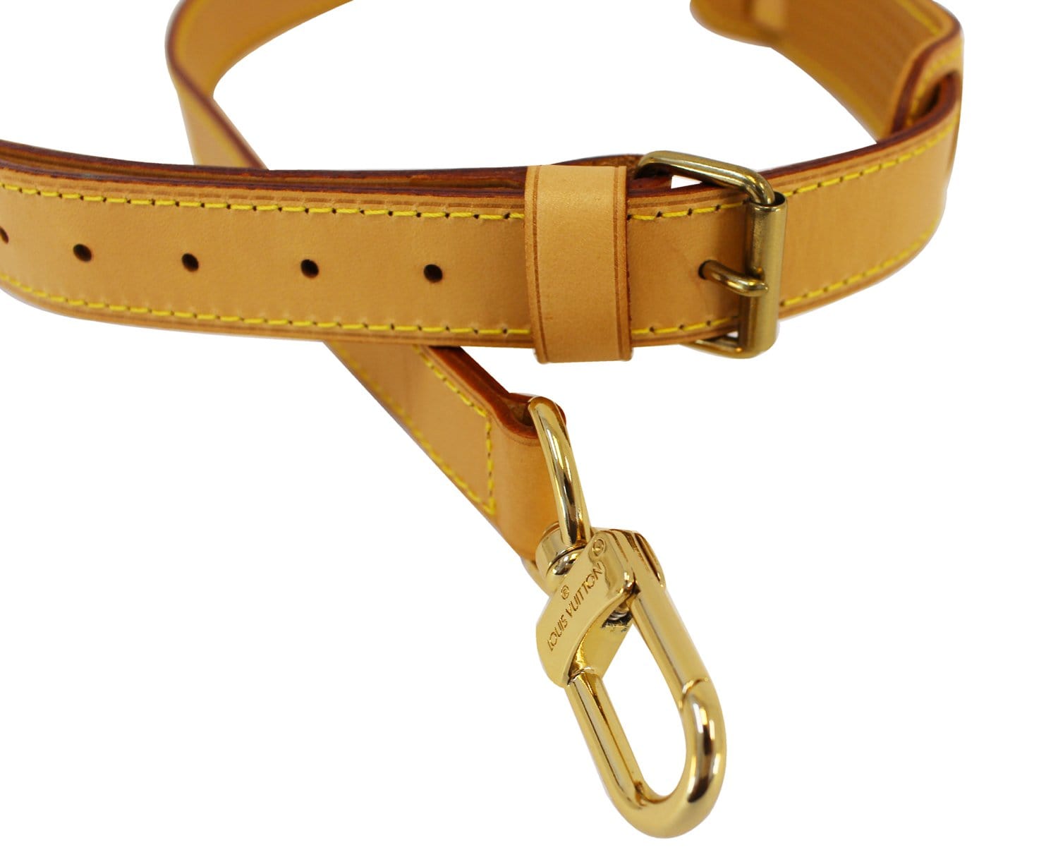 Louis Vuitton Speedy shoulder strap Beige Leather ref.154568