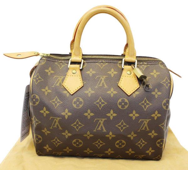 LOUIS VUITTON Monogram Canvas Speedy 25 Satchel Bag