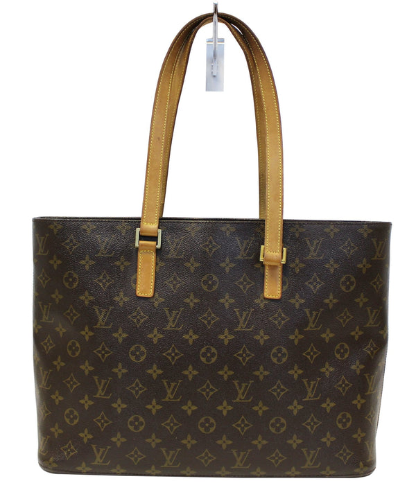 LOUIS VUITTON Used Handbag Monogram Canvas Brown Luco Tote