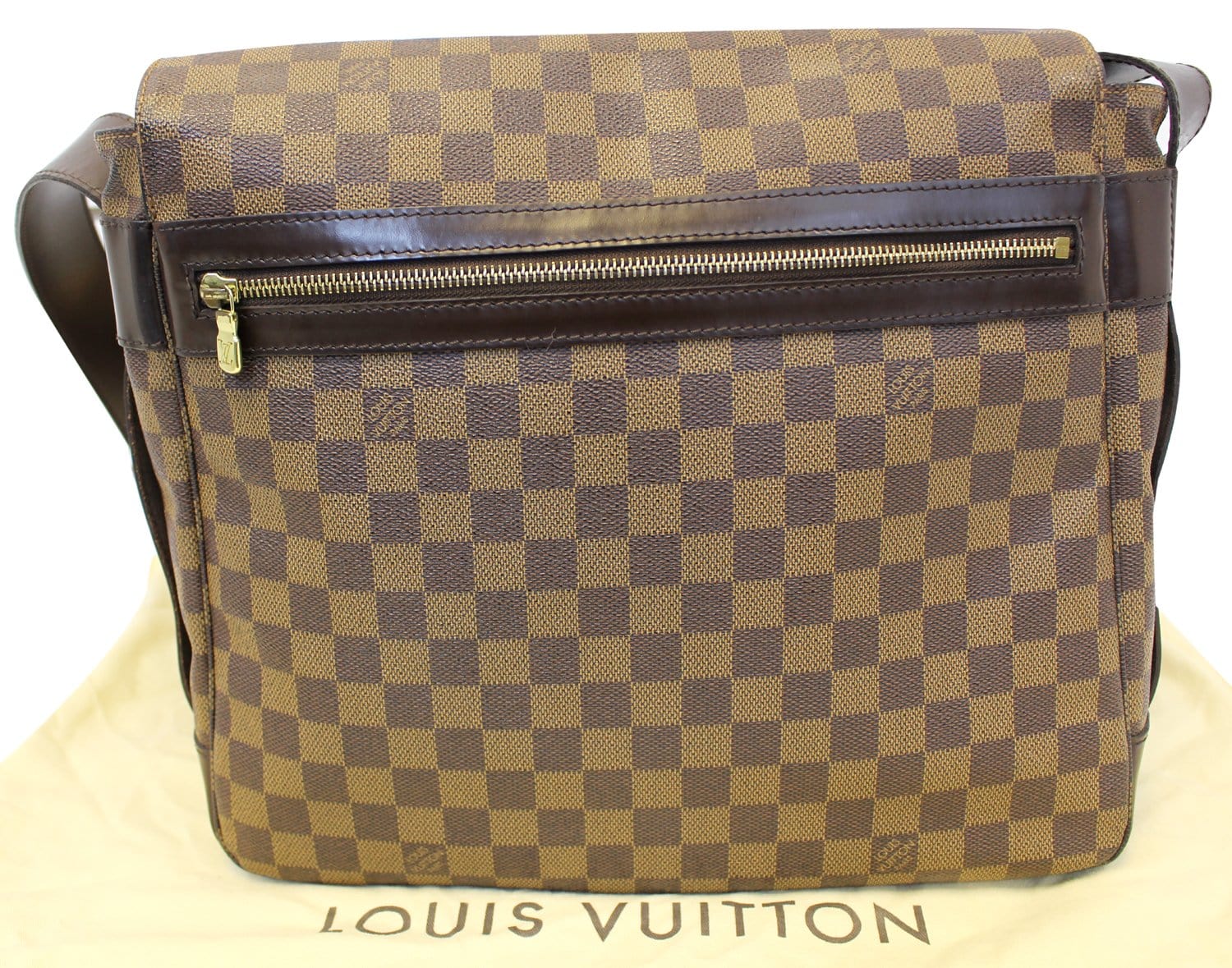 Louis Vuitton Bastille Damier Ebene Messenger Bag Used (6773)