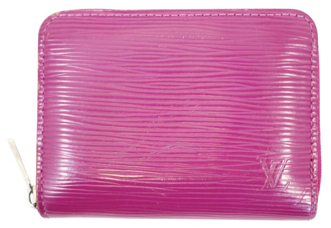 LOUIS VUITTON Epi Leather Zippy Coin Purse Purple