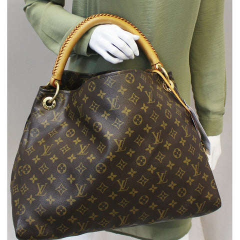 LOUIS VUITTON Artsy MM Monogram Canvas Hobo Shoulder Bag