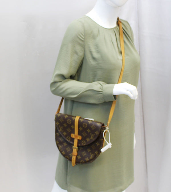 LOUIS VUITTON Monogram Canvas Chantilly MM Crossbody Bag