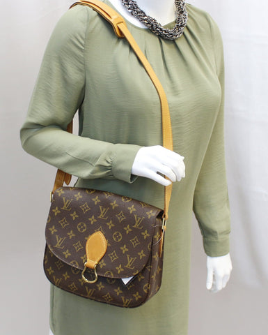 LOUIS VUITTON Monogram Canvas Saint Cloud GM Crossbody Bag