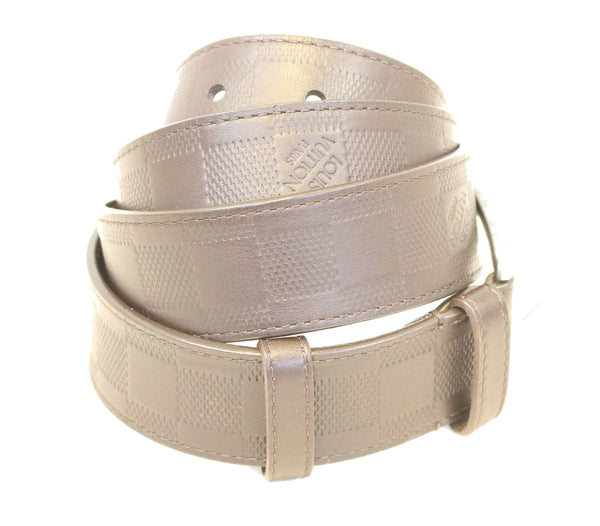 LOUIS VUITTON Damier Infini Leather Belt Size 95/38