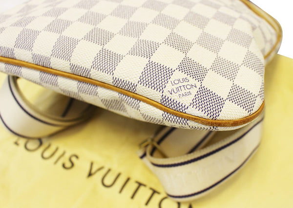 LOUIS VUITTON Pre Owned Damier Azur Pochette Bosphore Crossbody Bag