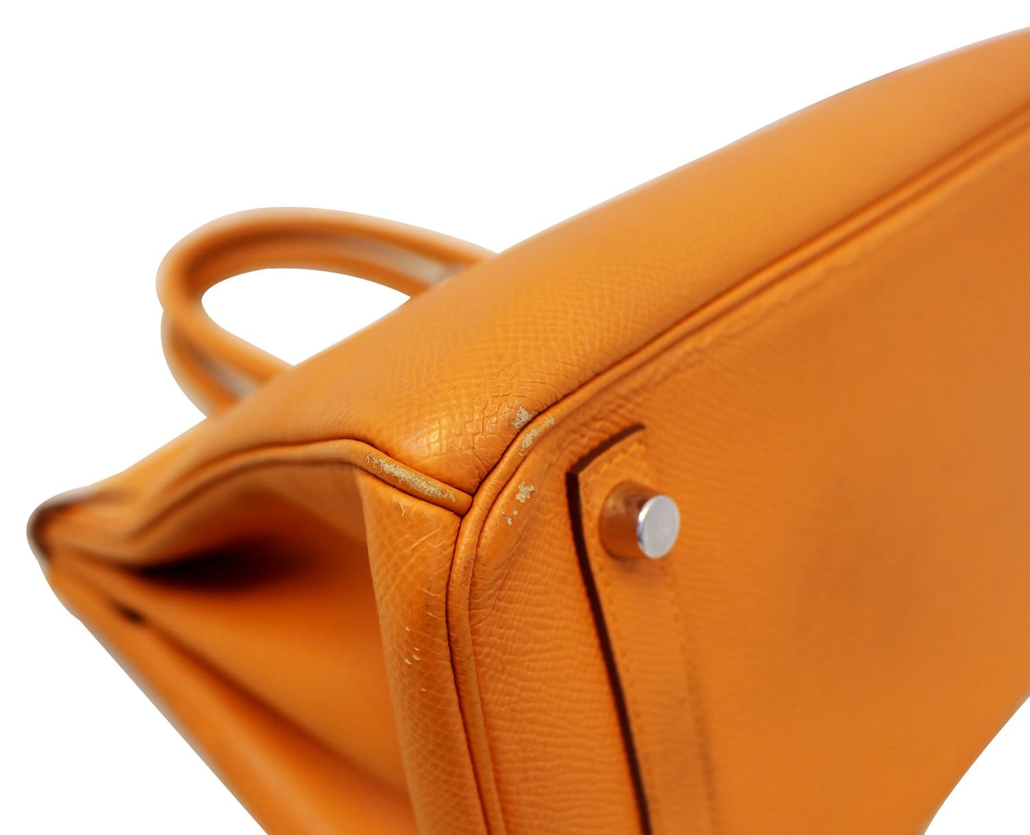 Hermès Birkin 25 Orange - Clemence Leather PHW
