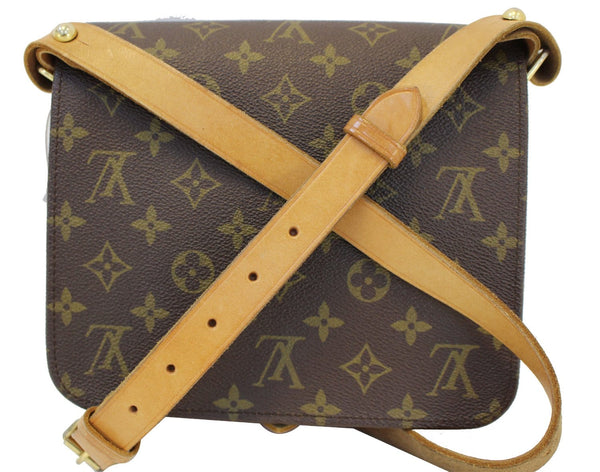 LOUIS VUITTON Monogram Canvas Cartouchiere MM Messenger Bag