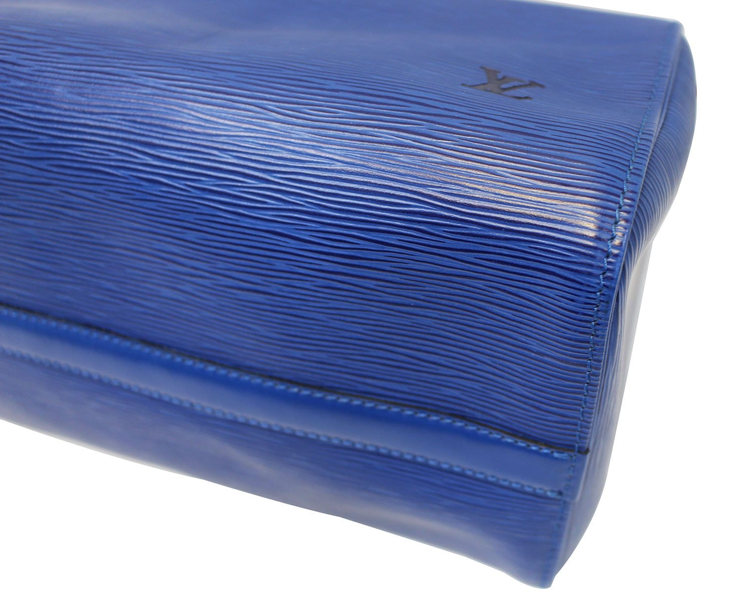 LOUIS VUITTON EPI Leather Blue Speedy 30 Satchel Bag