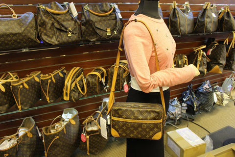 LOUIS VUITTON Monogram Canvas Trocadero 27 Crossbody Bag