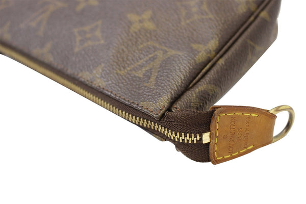 LOUIS VUITTON Monogram Canvas Pochette Accessoires Long Strap Pouch