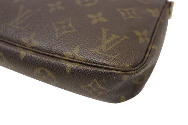 LOUIS VUITTON Monogram Canvas Pochette Accessoires Long Strap Pouch