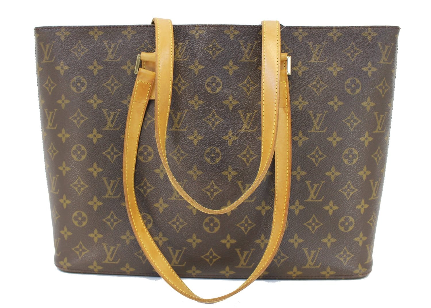 Sold at Auction: Louis Vuitton, Louis Vuitton Monogram Luca Purse Bag Tote
