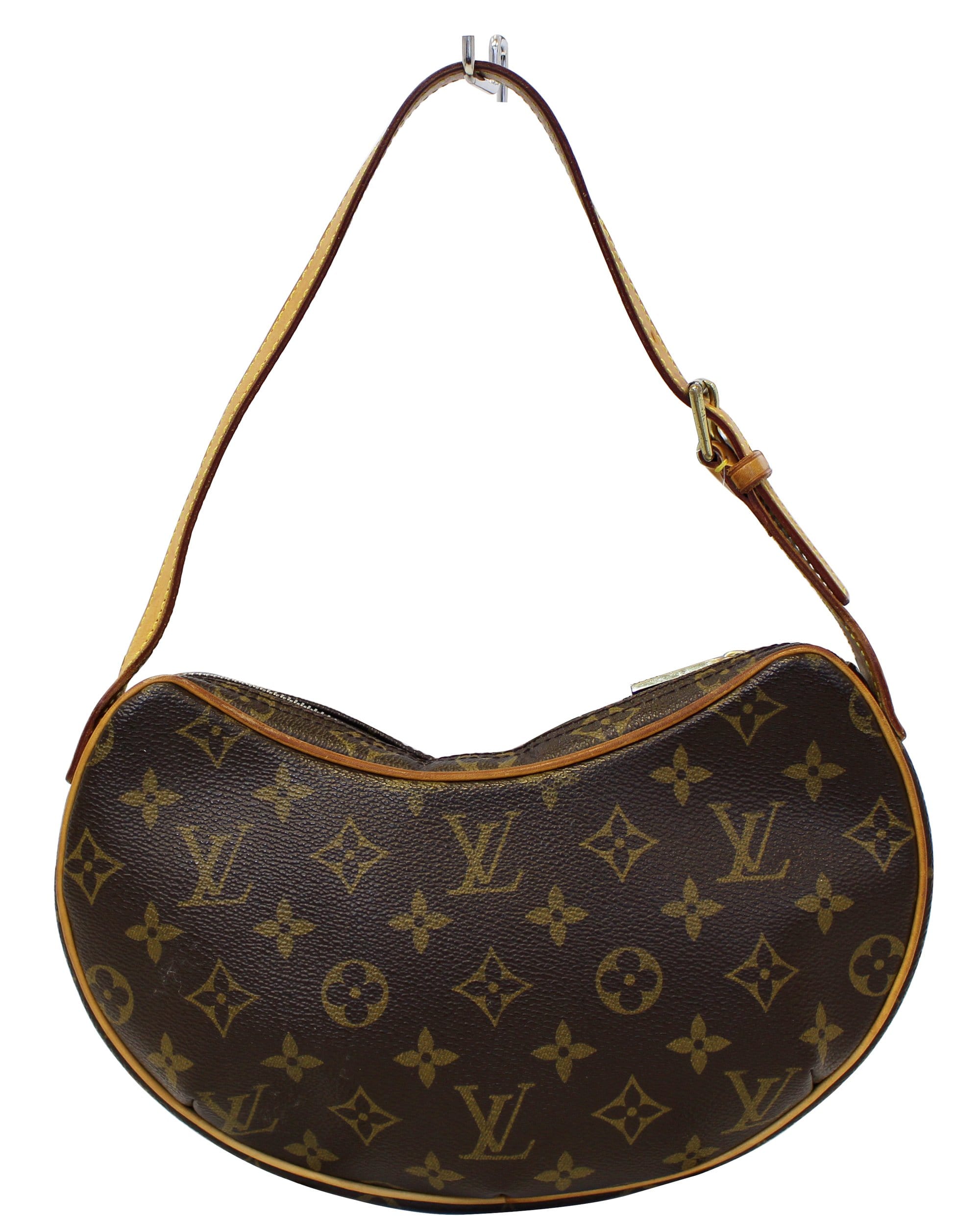 Louis Vuitton Pochette Croissant Monogram Canvas Shoulder Handbag at  1stDibs