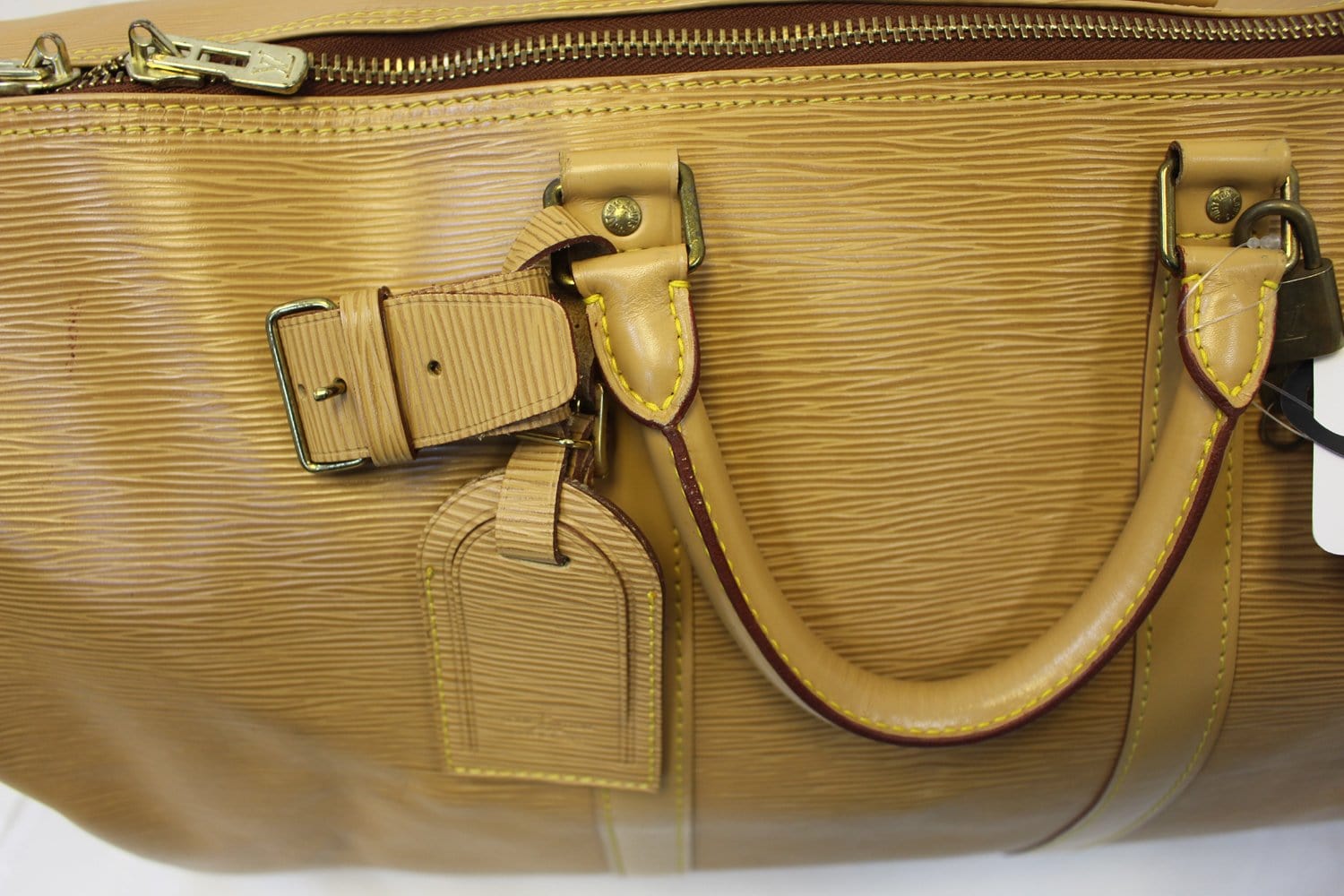 Louis Vuitton Epi Speedy 25 Boston Handbag Brown