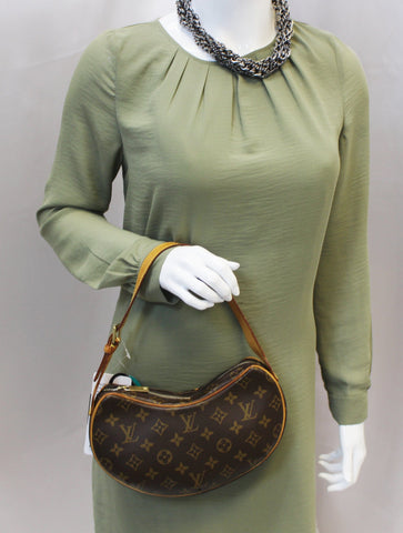 LOUIS VUITTON Monogram Canvas Croissant MM Shoulder Bag