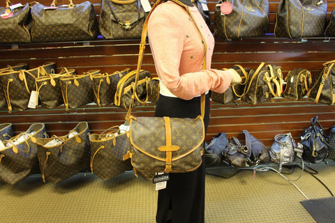 LOUIS VUITTON Monogram Canvas Saumur 30 Crossbody Bag