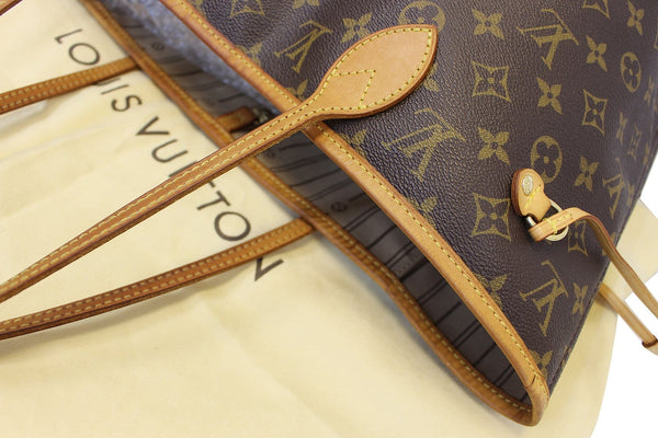 LOUIS VUITTON Monogram Neverfull MM Tote Shoulder Bag