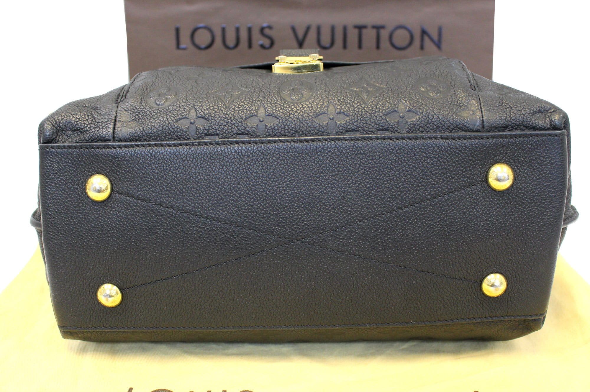 Louis Vuitton 2015 Empreinte Bagatelle Hobo - Black Hobos