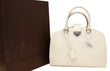 LOUIS VUITTON White Epi Leather Pont-Neuf GM Tote Bag