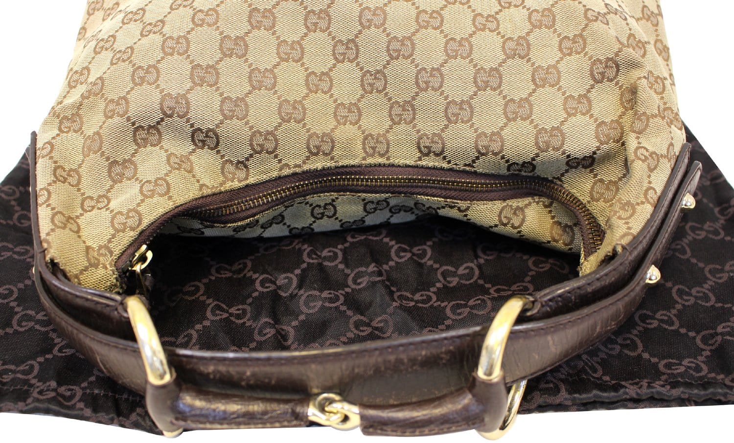 Hobo cloth handbag Gucci Beige in Cloth - 37301549