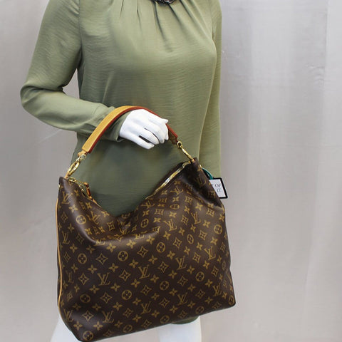 LOUIS VUITTON Monogram Canvas Sully MM Shoulder Bag