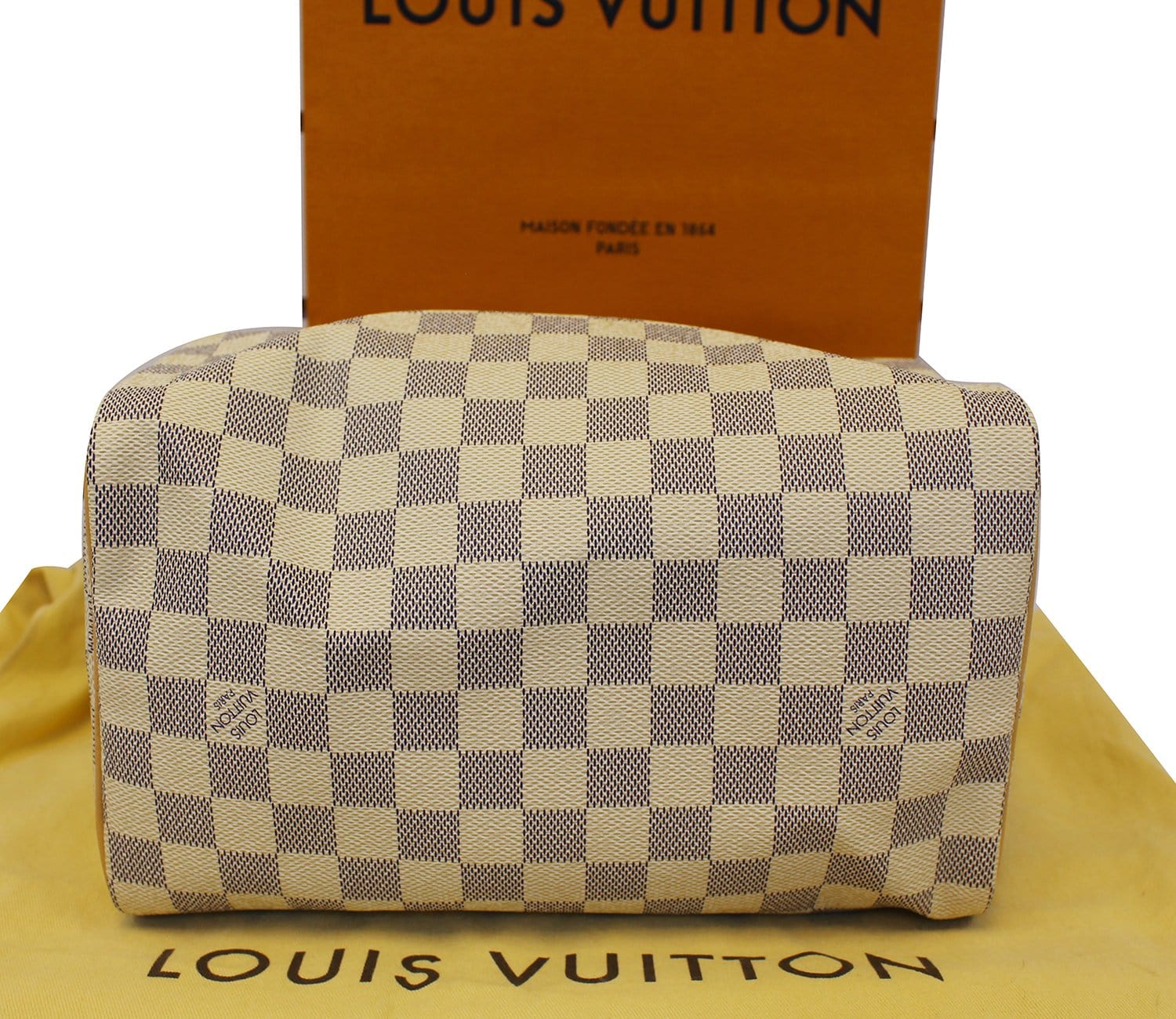 Shop Louis Vuitton DAMIER AZUR 2023 SS Monogram Bag in Bag A4 Leather  Office Style Elegant Style (N40471) by Lecielbleu